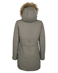 olivgrüner Parka von Dreimaster