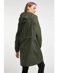 olivgrüner Parka von Dreimaster