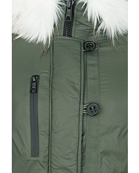 olivgrüner Parka von DRY LAUNDRY