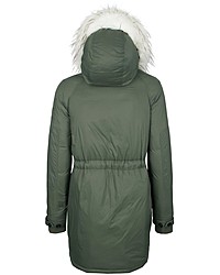 olivgrüner Parka von DRY LAUNDRY