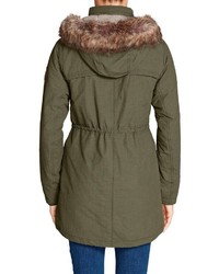 olivgrüner Parka von Eddie Bauer