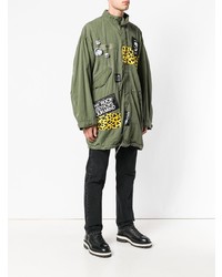 olivgrüner Parka von R13