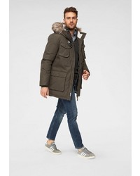 olivgrüner Parka von Esprit