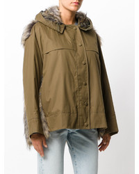 olivgrüner Parka von Stella McCartney