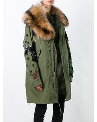 olivgrüner Parka von Night Market