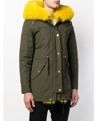 olivgrüner Parka von Moose Knuckles