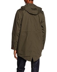 olivgrüner Parka von Fred Perry