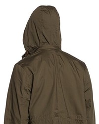 olivgrüner Parka von Fred Perry