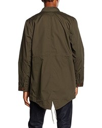 olivgrüner Parka von Fred Perry