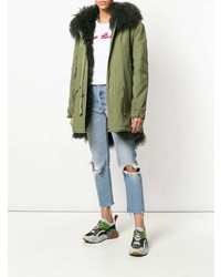 olivgrüner Parka von Mr & Mrs Italy