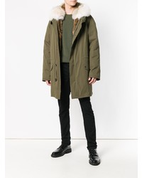 olivgrüner Parka von Yves Salomon Army