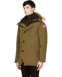 olivgrüner Parka von Canada Goose