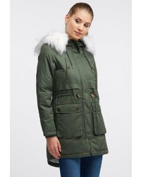 olivgrüner Parka von Homebase