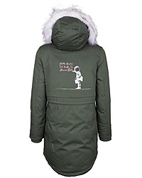 olivgrüner Parka von Homebase