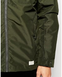 olivgrüner Parka von Selected