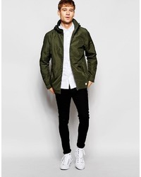 olivgrüner Parka von Selected