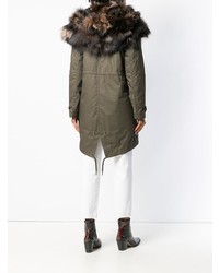 olivgrüner Parka von Woolrich