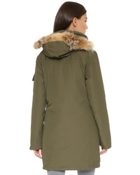 olivgrüner Parka von Penfield