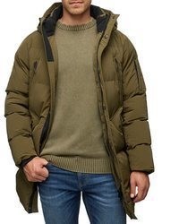olivgrüner Parka von INDICODE