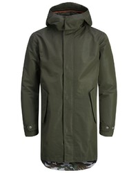 olivgrüner Parka von Jack & Jones