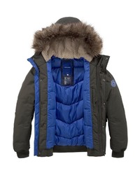 olivgrüner Parka von Jack & Jones