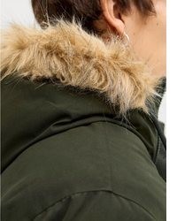 olivgrüner Parka von Jack & Jones PlusSize