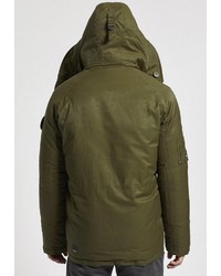 olivgrüner Parka von khujo