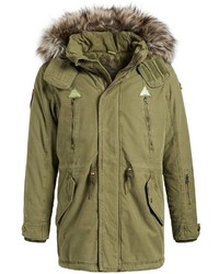 olivgrüner Parka von khujo