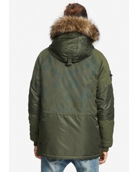 olivgrüner Parka von khujo