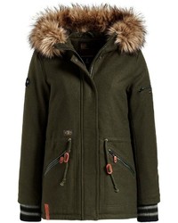 olivgrüner Parka von khujo