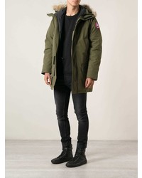 olivgrüner Parka von Canada Goose