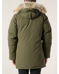 olivgrüner Parka von Canada Goose