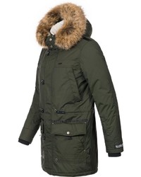 olivgrüner Parka von Marikoo