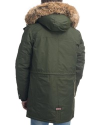 olivgrüner Parka von Marikoo