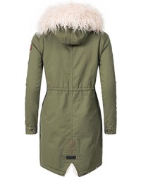 olivgrüner Parka von Marikoo