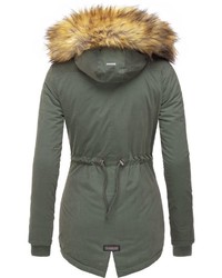 olivgrüner Parka von Marikoo