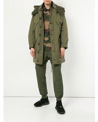 olivgrüner Parka von Junya Watanabe MAN