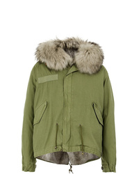 olivgrüner Parka von Mr & Mrs Italy