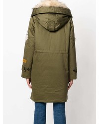 olivgrüner Parka von Peuterey