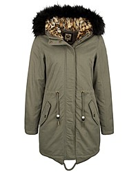 olivgrüner Parka von myMo