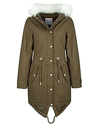 olivgrüner Parka von myMo