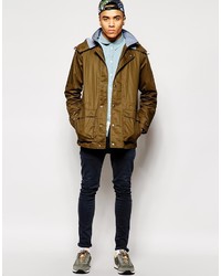 olivgrüner Parka