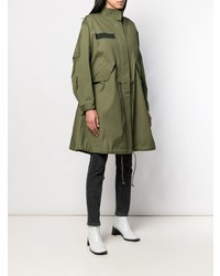 olivgrüner Parka von Sacai