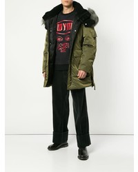 olivgrüner Parka von Wooyoungmi