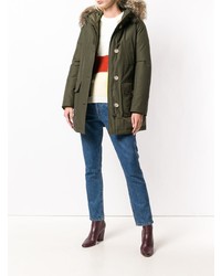 olivgrüner Parka von Woolrich