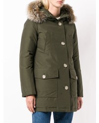 olivgrüner Parka von Woolrich