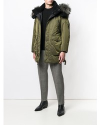 olivgrüner Parka von Wooyoungmi