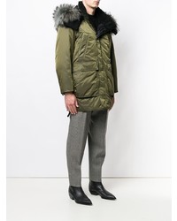 olivgrüner Parka von Wooyoungmi