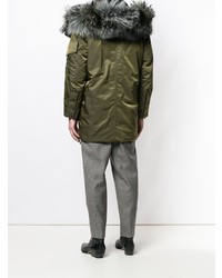 olivgrüner Parka von Wooyoungmi