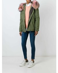 olivgrüner Parka von Mr & Mrs Italy